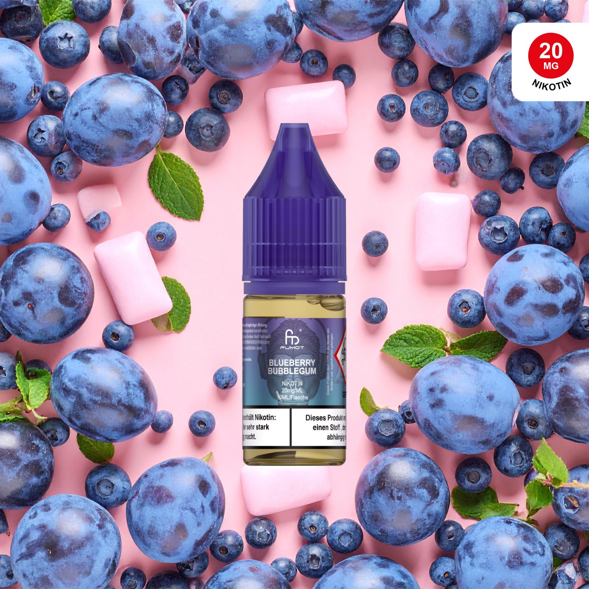 RandM Tornado Liquid | Blueberry Bubblegum 20mg/ml