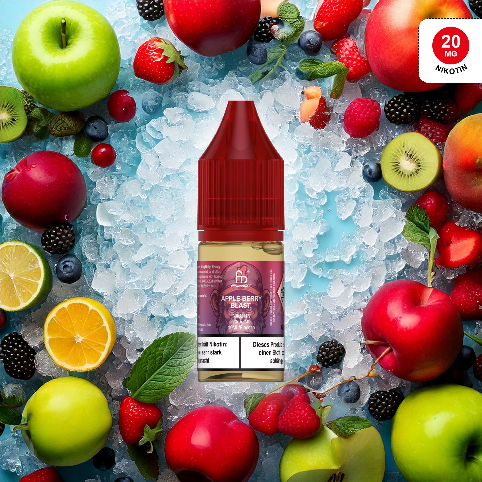 RandM Tornado Liquid | Apple Berry Blast 20mg/ml