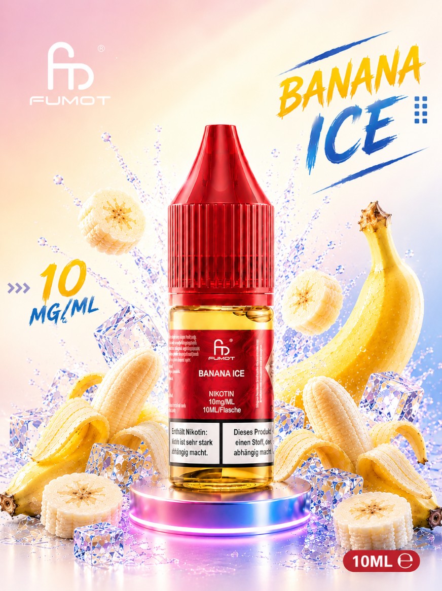 RandM Tornado Liquid | Banana Ice 10mg/ml