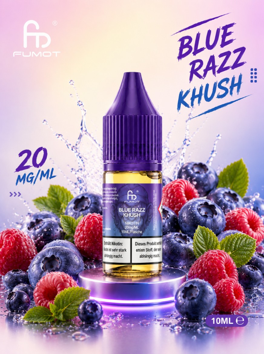 RandM Tornado Liquid | Blue Razz Kush