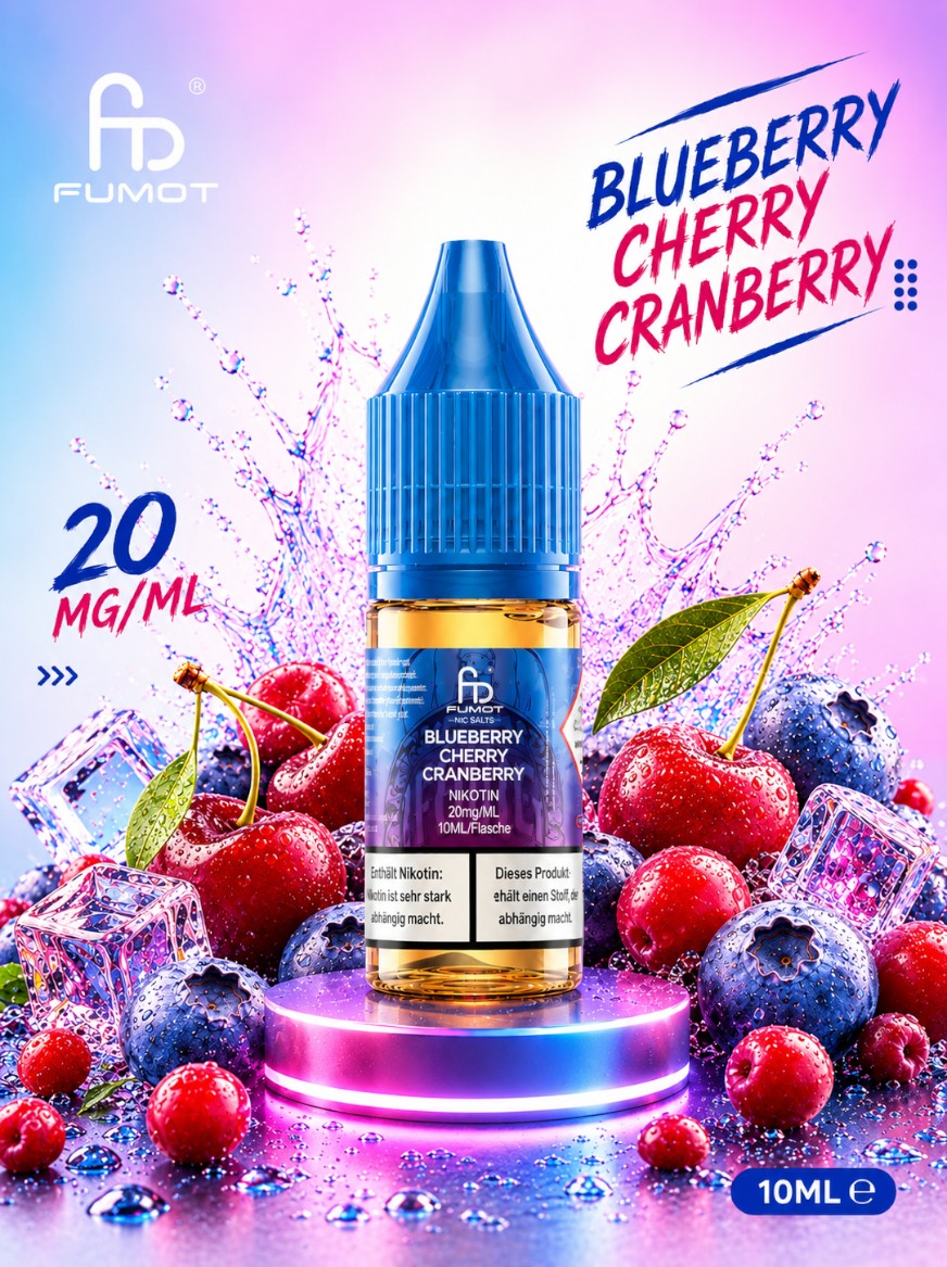 RandM Tornado Liquid | Blueberry Cherry Cranberry 20mg/ml