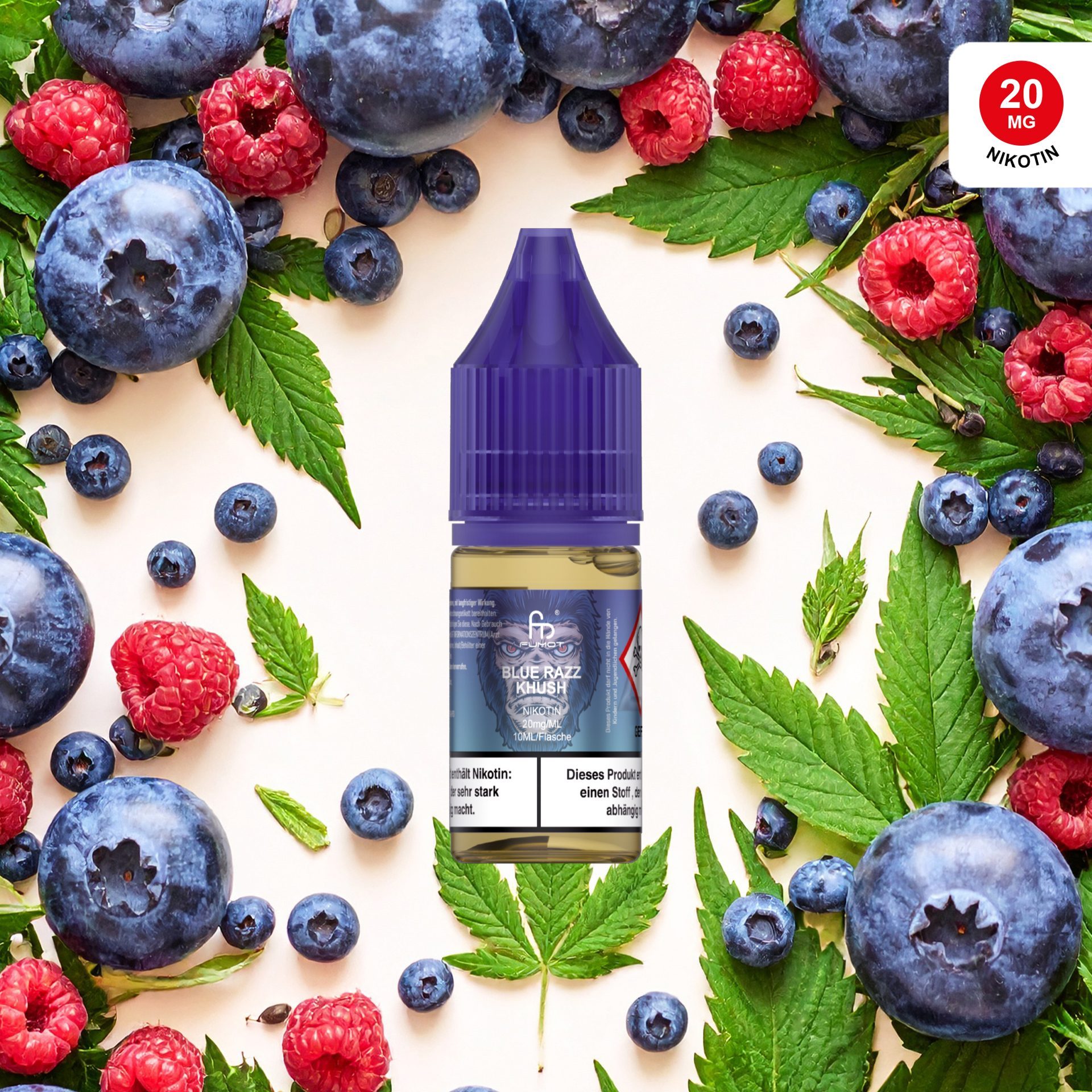 RandM Tornado Liquid | Blue Razz Kush 20mg/ml