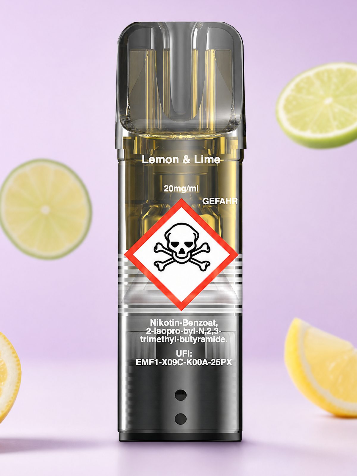RandM Tornado Pod | Lemon Lime | Elfa kompatibel