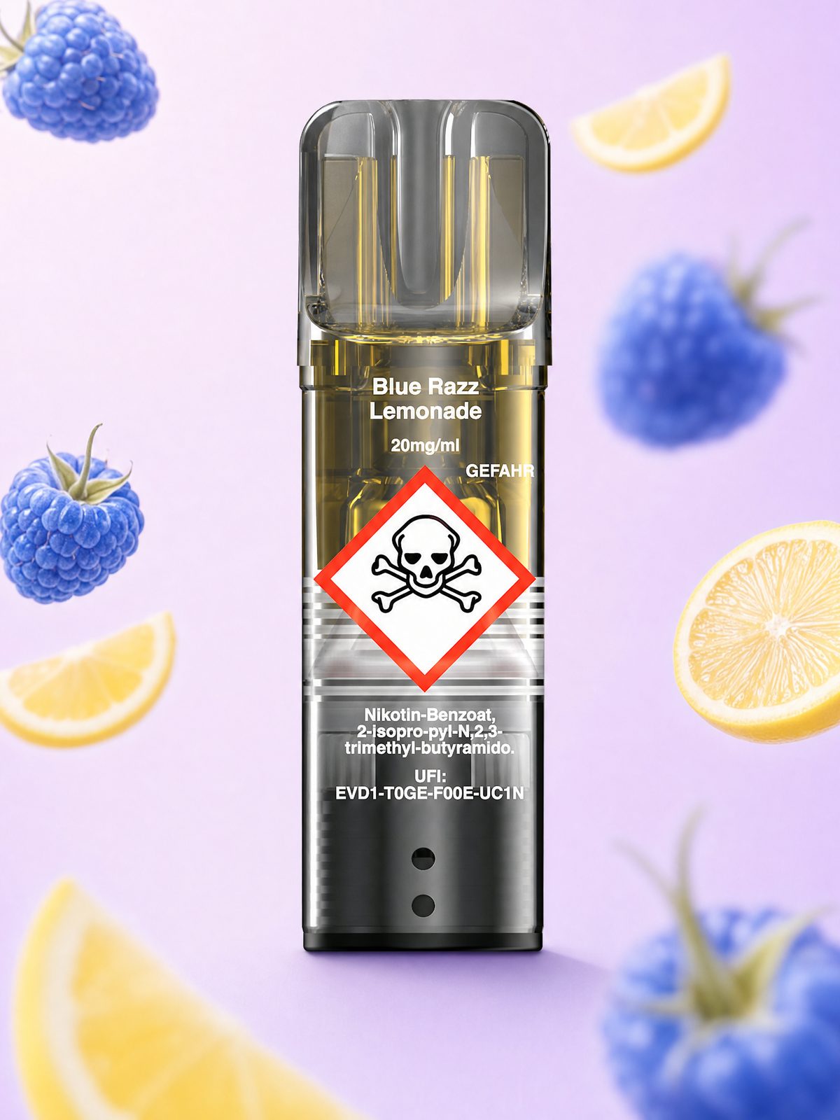 RandM Tornado Pod | Blue Razz Lemonade | Elfa kompatibel