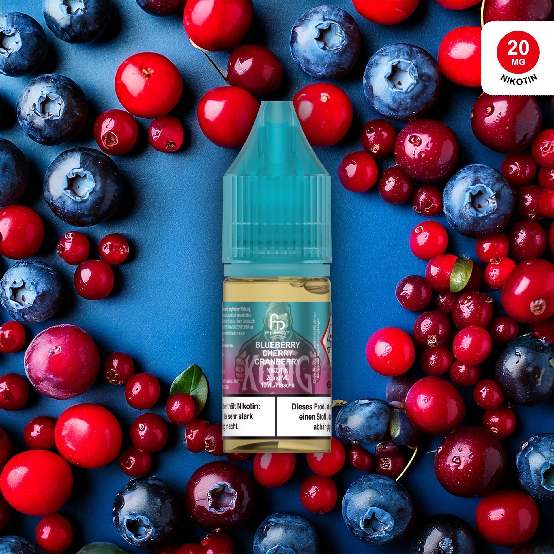 RandM Tornado Liquid | Blueberry Cherry Cranberry 20mg/ml