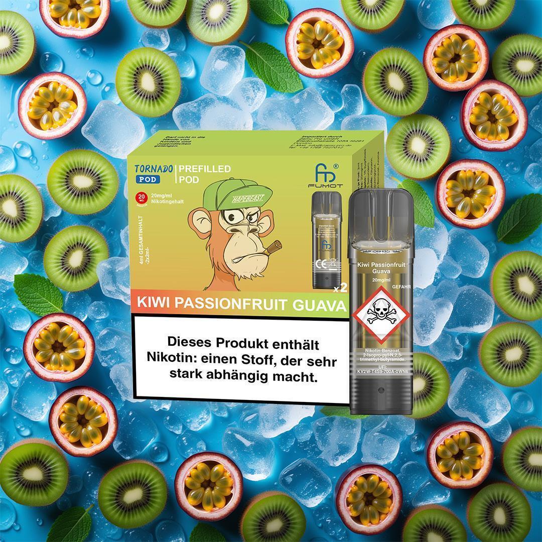 RandM Tornado Pod | Kiwi Passionfruit Guava | Elfa kompatibel