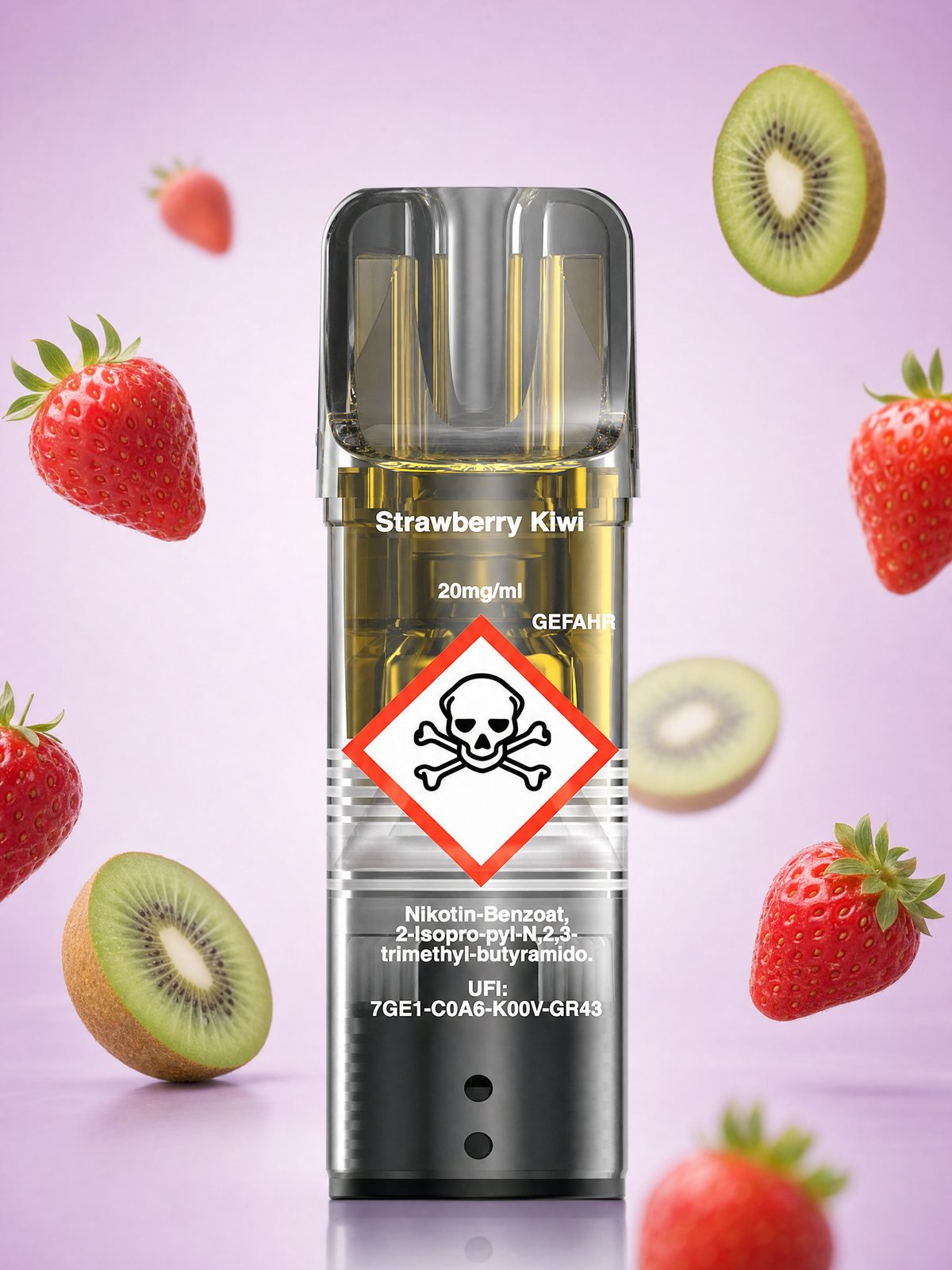 RandM Tornado Pod | Strawberry Kiwi | Elfa kompatibel