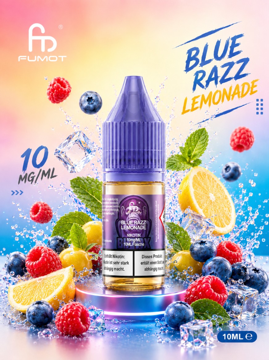 RandM Tornado Liquid | Blue Razz Lemonade 10mg/ml